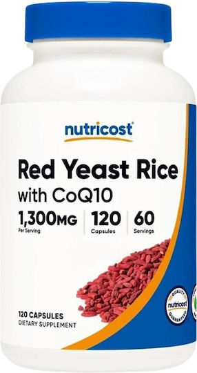 Nutricost Red Yeast Rice with CoQ10 120 κάψουλες