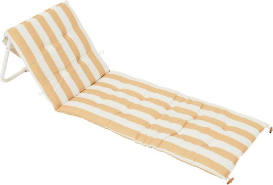 Sunnylife Mango Bay Beach Sunbed Yellow Foldable
