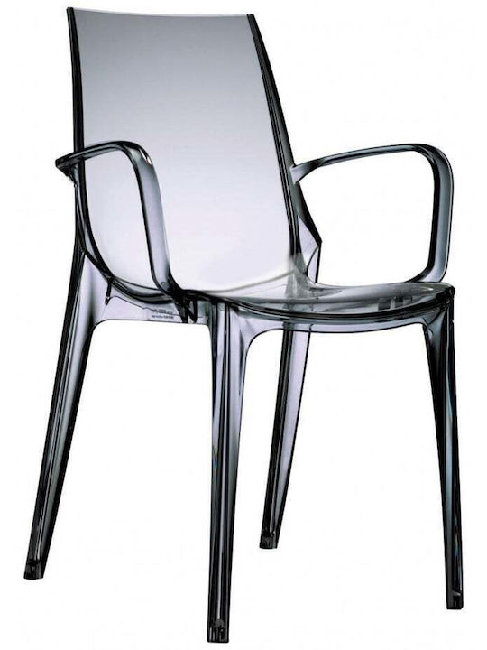 Gartenstühle Kunststoff Vanity Transparent Rauch