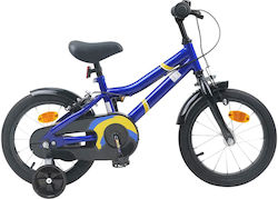 vidaXL 14" Детско Колело BMX Синьо
