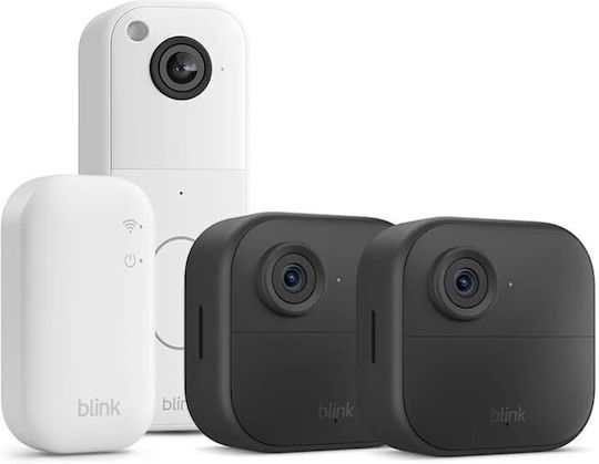 Система за видеонаблюдение 2 безжични IP камери 1080p с Control Hub