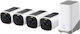 Eufy 4 Wireless Cameras IP 4MP Surveillance System with Control Hub & 16TB Hard Drive