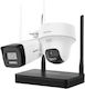 Hikvision Surveillance System 2 Wireless IP Cameras 1080p with NVR Recorder