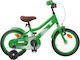vidaXL 14" Παιδικό Ποδήλατo BMX Πράσινο