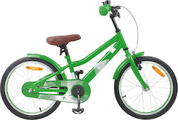 vidaXL 18" Kids' Bicycle BMX Green