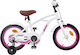 vidaXL 16" Kids' BMX Bicycle White