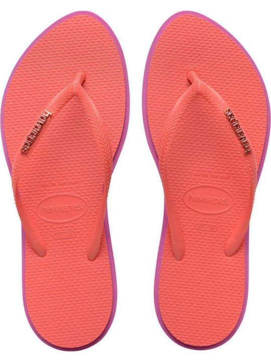 Havaianas Slim Point Σαγιονάρες σε Ροζ Χρώμα
