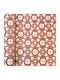 Dekorationsstoff Jacquard Pro Meter Breite 150cm Weiß-Rot
