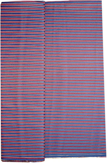 Decoration Fabric By Meter Width 150cm Blue-Burgundy