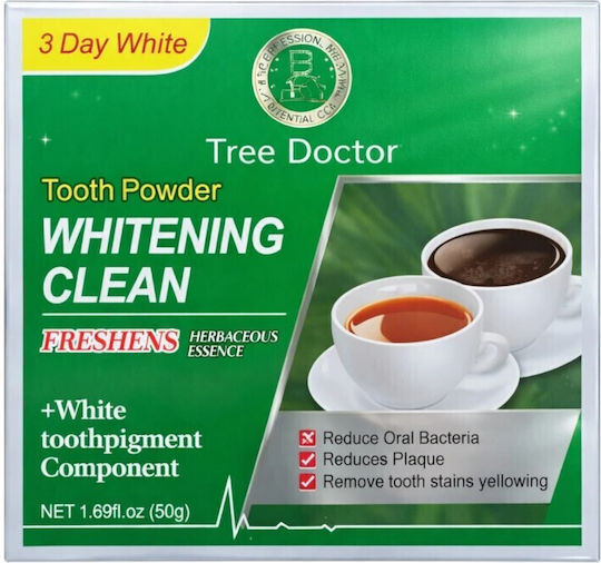 Tree Doctor Πούδρα & Οδοντόκρεμα Λεύκανσης Δοντιών 50gr