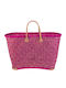Kbas Korbweide Strandtasche Wasserdicht Fuchsia