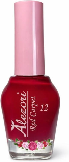 Alezori Glossy Βερνίκι Νυχιών Μακράς Διαρκείας Quick Dry Κόκκινο