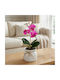 Decorative Artificial Orchid In Pot Natural Look 32.5 Cm