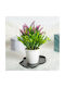 Plantă Decorativă Artificială Lavandă 20 Cm În Ghiveci Design Realist Decor Acasă Birou