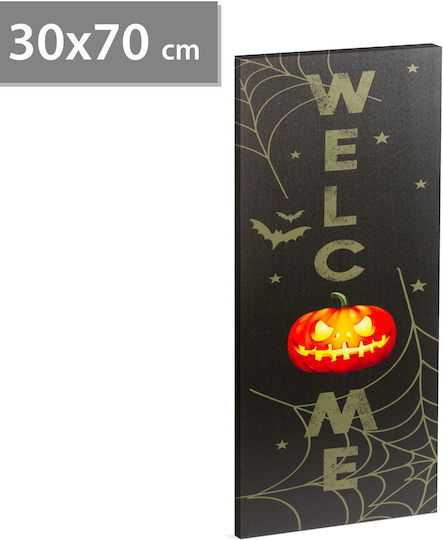 Led Halloween Painting 70 X 30 Cm Wall Decor Yellow Light 2 X Aa Batteries Led Halloween Painting 70 X 30 Cm Wall Decor Yellow Light 2 X Aa Batteries
