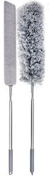 Telescopic Duster Microfiber 2 Heads Gray Telescopic Duster Microfiber 2 Heads Gray