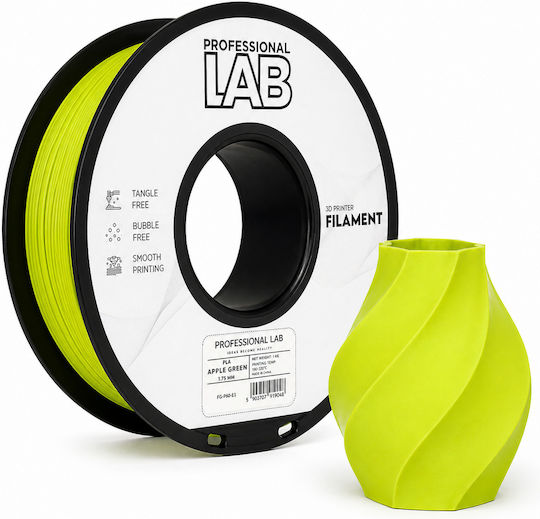 Filament Pla Pentru Imprimantă 3d Profesional Lab 1 Kg 1.75 Mm Verde Închis