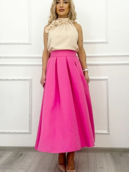 Damen Skorts Hohe Taille Rosa