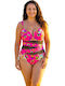 Floral Fuchsia Swimsuit