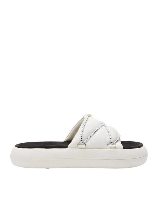 Moon Boot Slides Λευκά