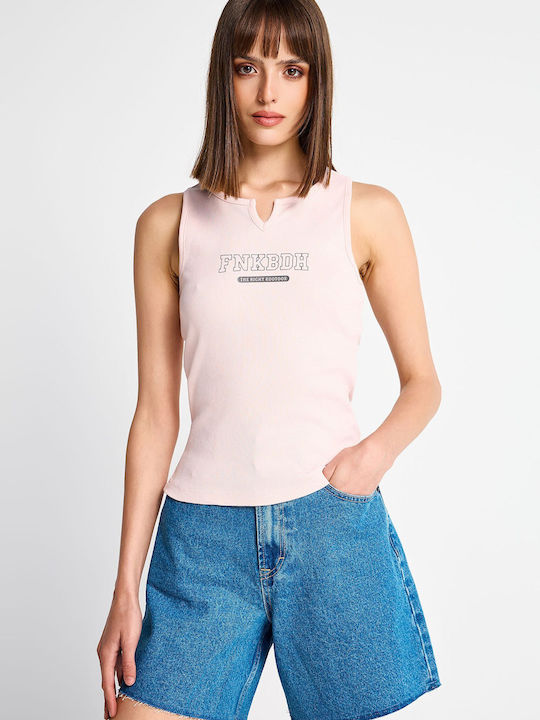 Funky Buddha Women's Cotton Sleeveless Blouse w...