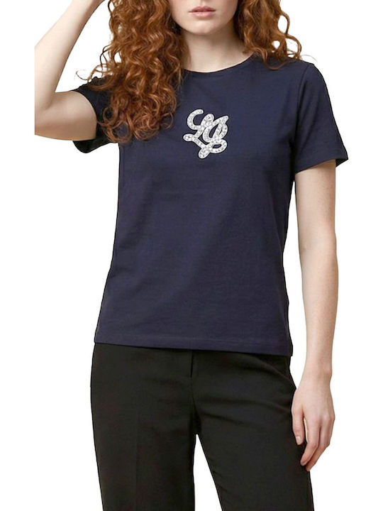 Liu Jo Γυναικείο T-shirt Μαυρο