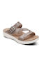 Leather Women's Anatomic Brown Sandals EN2504W