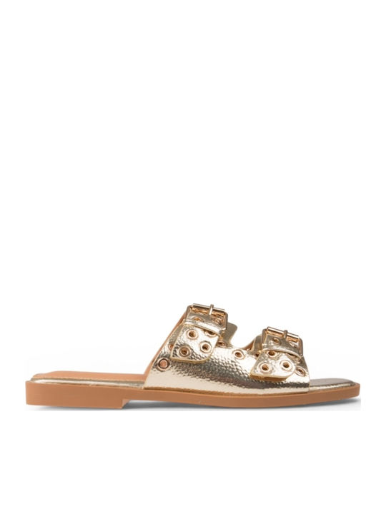 Goldene Damen Sandalen