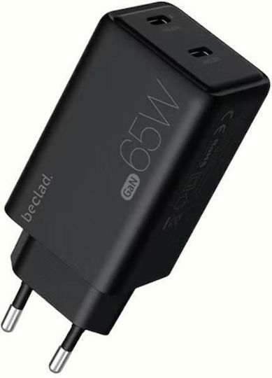 Beclad USB-C Φορτιστής Laptop 65W για Samsung