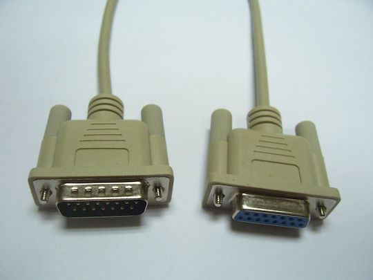 Microconnect Priză Serială / Paralelă Masculină Gri SCSE15GF2