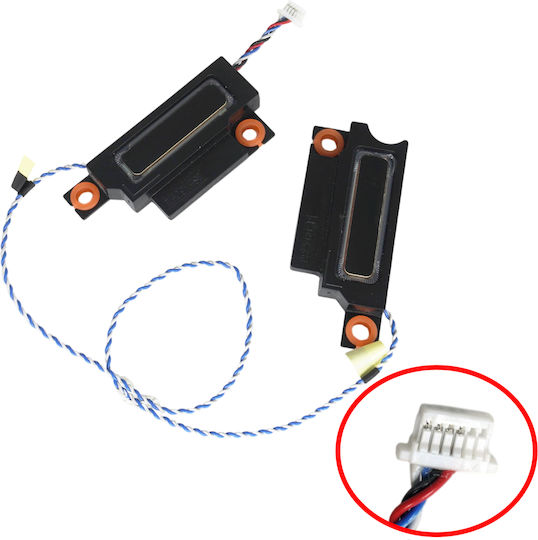 Speaker Set Ηχεία Ζευγάρι Laptop Asus Rog Strix G15 G513 G513q G513ie G513qe G513ih G513rc G533 G533qs G17 G713 G713qy G733 G733qs 04072-04040000 04072-04010200 04072-04020400 6039b0128501 Speakers Left+right Κωδ.1-spkr384
