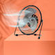 Ventilator De Birou Mini USB 5V Compact Reglabil Silențios Metalic 18 Cm
