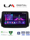 LM Digital Auto-Audiosystem für Peugeot Bipper Fiat Fiorino Citroen Nemo 2007 > 2021 Bluetooth USB Eingebautes Wi-Fi GPS Apple CarPlay Android Auto