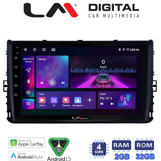 LM Digital Car Audio System for Volkswagen T-Roc / T-Cross 2017 Bluetooth USB Wi-Fi GPS Apple CarPlay Android Auto
