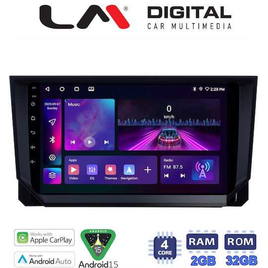 LM Digital Ηχοσύστημα Αυτοκινήτου για Seat Ibiza / Arona 2018 (Bluetooth/USB/WiFi/GPS/Apple-Carplay/Android-Auto)