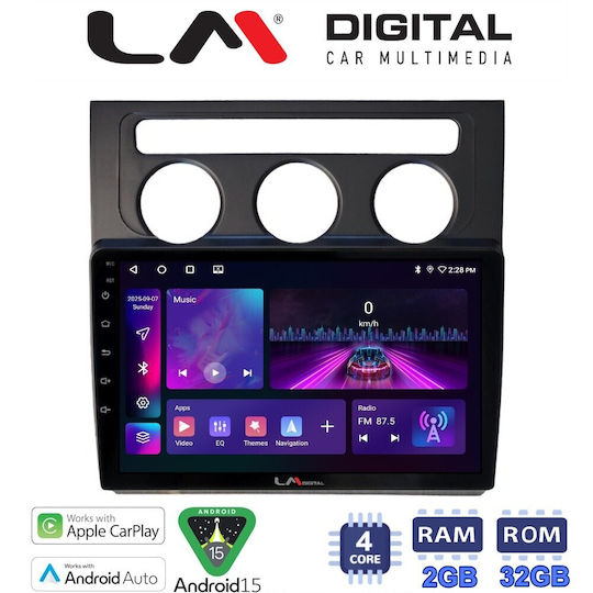 LM Digital Ηχοσύστημα Αυτοκινήτου για Volkswagen Touran 2003 2010 (Bluetooth/USB/WiFi/GPS/Apple-Carplay/Android-Auto)
