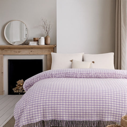 Eponj Home Полутораспално Одеяло 180x210см Лилаво