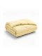 Rebeka Home Двойно Завивка 200x210см Жълта 150 GSM