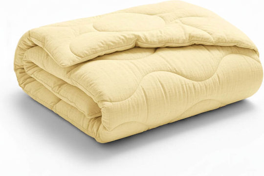 Rebeka Home Единично 150x210 см Жълто Rebeka Home Единично 150x210 см Жълто