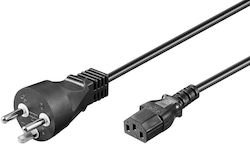 Microconnect IEC 320 Netzkabel 0.5m Schwarz PE120405R