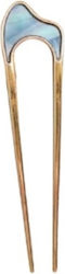 Iridescent Hairpin Special Occasions Blue Gold