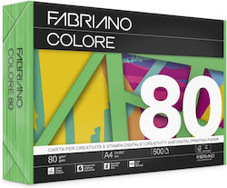 Fabriano Χαρτί A4 80gr/m² 500 φύλλα Πράσινο 74121297