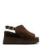 Καλοκαιρινές Γυναικείες Πλατφόρμες Καφέ