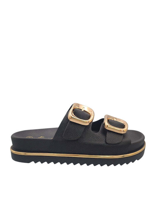 Women's Flat Sandals Black