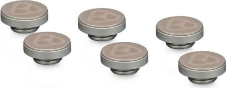 Thermal Grizzly Grizzly Deltamate Plug Pack Of 6 Matt Nickel Silver