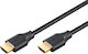 Goobay HDMI-Kabel Männlich 1m Schwarz