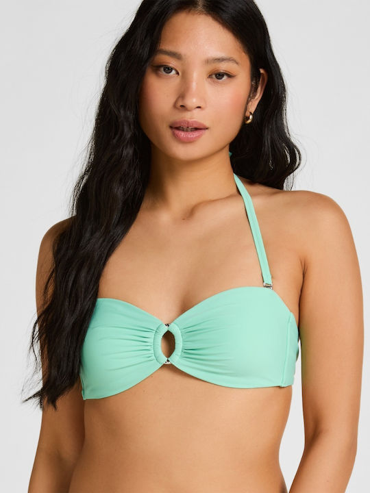 Strapless Bikini Top Πράσινο