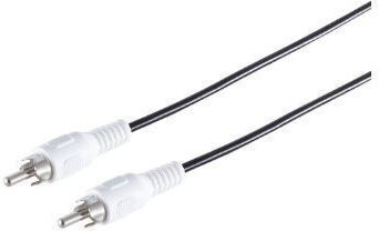 Microconnect 3,5mm Klinkenkabel 3,5mm Stecker - 3,5mm Stecker Schwarz 5m mit Vergoldeten Anschlüssen