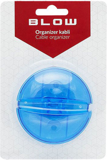293353 Kabelclips Organizer Drehbar Blau Set 5 Stück