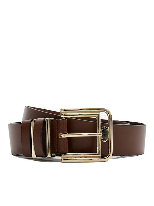 Leather Twist Γυναικεία Ζώνη Καφέ